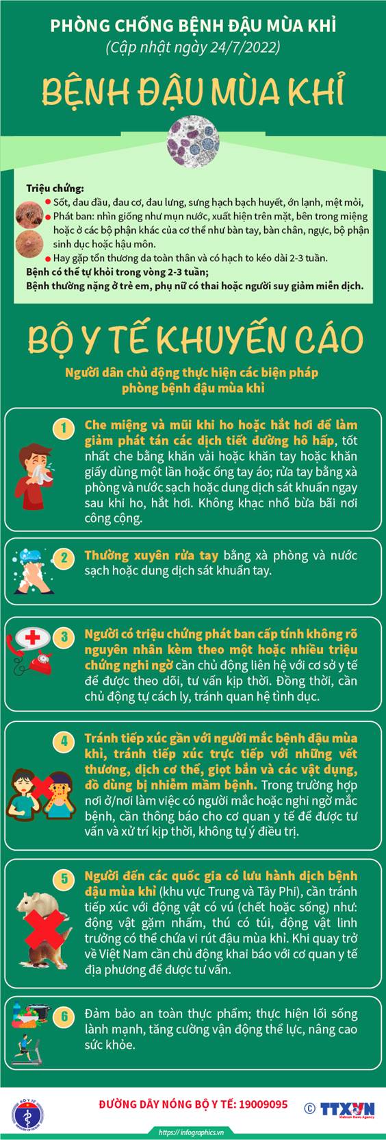 Cần biết: 6 biện pháp phòng chống dịch bệnh đậu mùa khỉ - Ảnh 3.