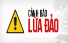 Cảnh báo người dân tuyệt đối không làm theo các yêu cầu từ cuộc gọi lừa đảo “khóa thuê bao điện thoại”...