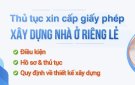 Hướng dẫn hồ sơ đề nghị cấp giấy phép xây dựng đối với nhà ở riêng lẻ trên địa bàn huyện Thọ xuân