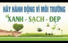 BÀI TUYÊN TRUYỀN BẢO VỆ MÔI TRƯỜNG